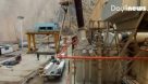 برخورد صاعقه با برقگیر نیروگاه اول سد شهید عباسپور